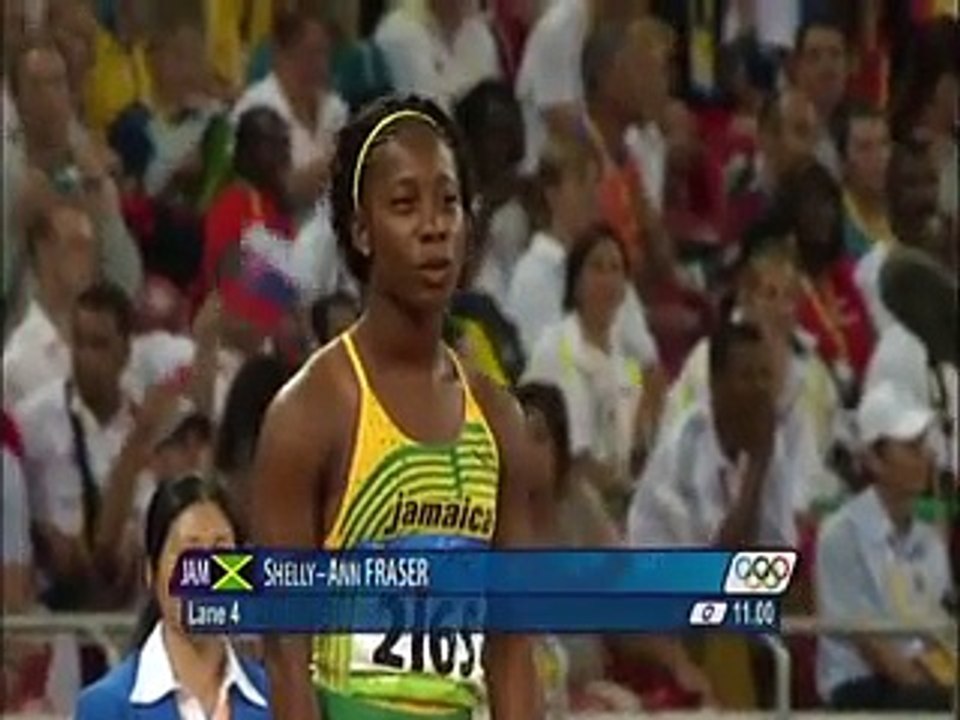 2008 Beijing Olympics 100 Metres WOMEN - FINAL