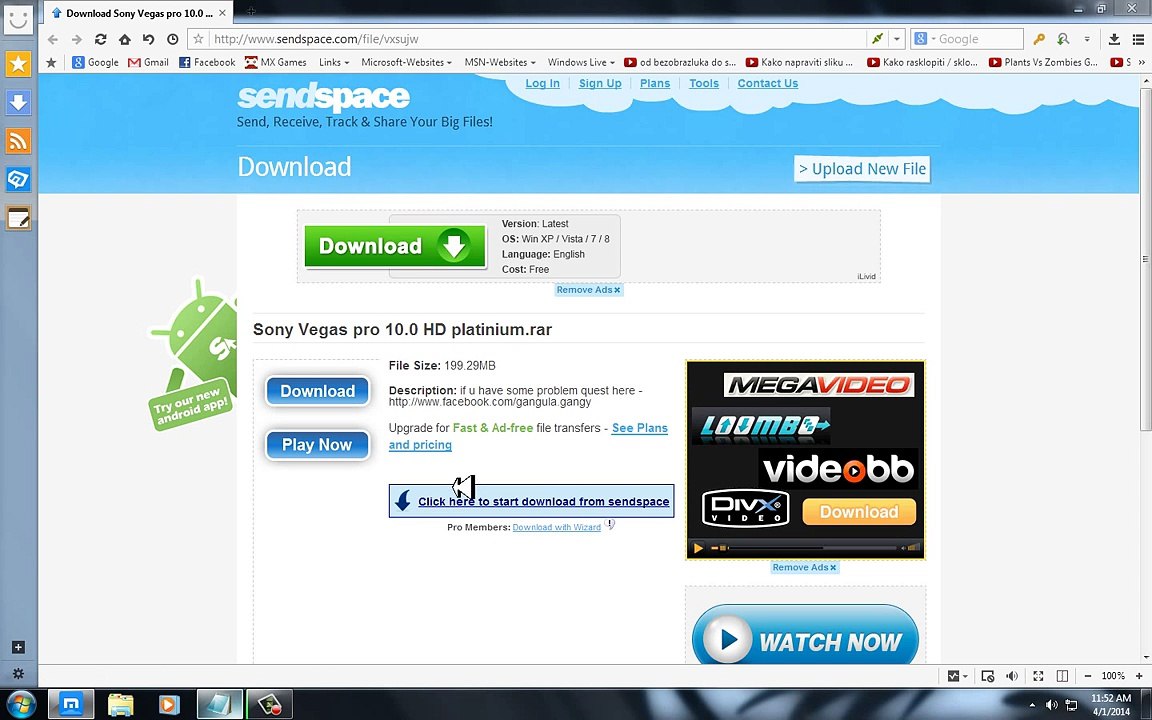 Kako skinuti i instalirati Sony Vegas 10 (32BIT AND 64BIT)