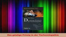 Read  Das geistige Prinzip in der Tierhomöopathie Full Ebook