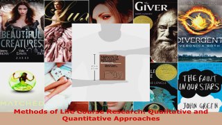Read  Methods of Life Course Research Qualitative and Quantitative Approaches Ebook Free