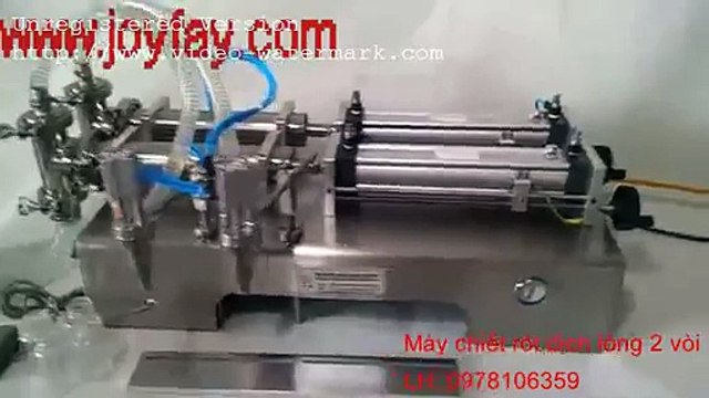 Máy chiết dịch lỏng 2 vòi, máy chiết kem sệt, máy chiết dịch siro, máy chiết rót nước trái cây