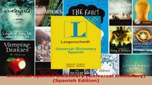 Download  Universal Spanish Dictionary Universal Dictionary Spanish Edition PDF Free