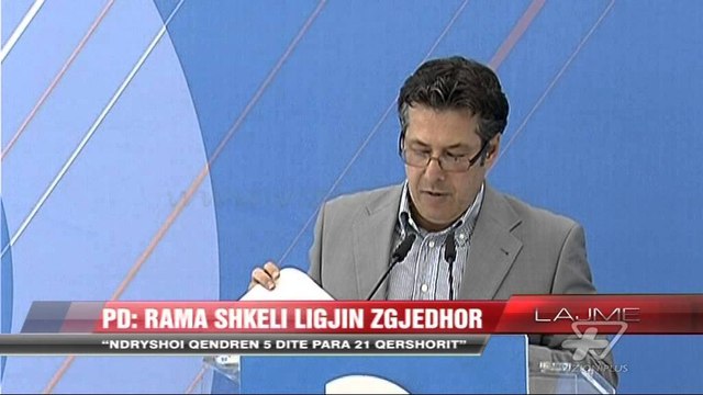 PD: Rama shkeli ligjin zgjedhor - News, Lajme - Vizion Plus