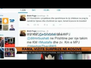 下载视频: Rama, vizitë surprizë në Kosovë - Top Channel Albania - News - Lajme