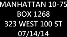 FDNY Radio: Manhattan 10-75 Box 1268 07/1414