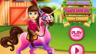 Baby Barbie Pony - kids games 2015