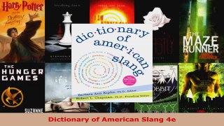 Read  Dictionary of American Slang 4e EBooks Online