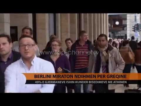Berlini miraton ndihmën për Greqinë - Top Channel Albania - News - Lajme