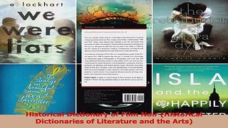 PDF Download  Historical Dictionary of Film Noir Historical Dictionaries of Literature and the Arts Read Online