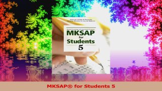 MKSAP for Students 5 Download
