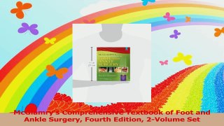 McGlamrys Comprehensive Textbook of Foot and Ankle Surgery Fourth Edition 2Volume Set PDF