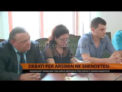 Debati për arsimin në shëndetësi - Top Channel Albania - News - Lajme