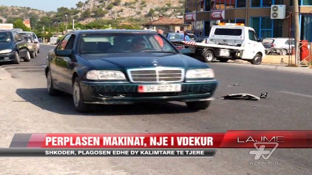 Përplasen makinat, një i vdekur - News, Lajme - Vizion Plus
