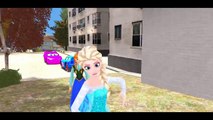 Elsa The Snow Queen & Anna of Arendelle (Frozen) have Fun Disney Pixar Cars Lightning Flas