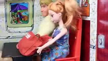 Frozen Barbie Anna Kristoff Anniversary DisneyCarToys Play Doh Surprise Ice Cube Day 6 wit