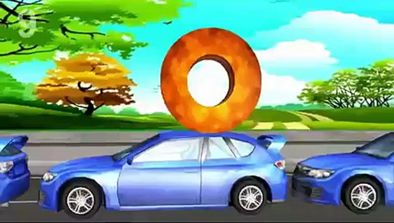 ABC Car Songs For Children | Children Nursery Rhymes | 3D Cartoon ABC Phonics Songs