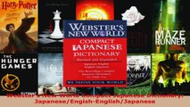 Read  Websters New World Compact Japanese Dictionary JapaneseEngishEnglishJapanese Ebook Free