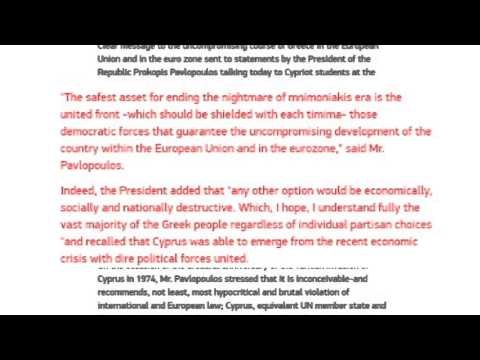 PRESIDENTI GREK FLET PER KRIZEN FINANCIARE, TE BASHKUAR PER TE QENDRUAR NE EUROZONE LAJM