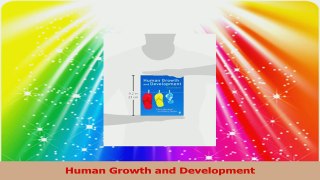 Human Growth and Development PDF