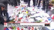 Over 100 arrested in Paris as climate change protests turn violent