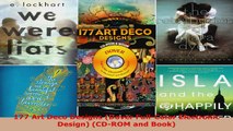 Read  177 Art Deco Designs Dover FullColor Electronic Design CDROM and Book EBooks Online