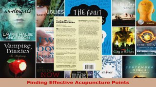 Read  Finding Effective Acupuncture Points PDF Online