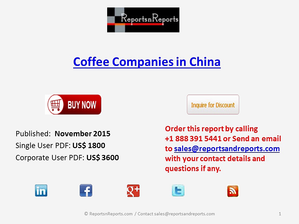 Coffee Companies in China