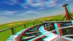 3D - Roller Coaster Tycoon 3 -  Stereo 3D anaglyph Test  Red Cyan Glasses