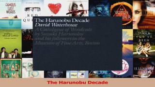 PDF Download  The Harunobu Decade Download Full Ebook