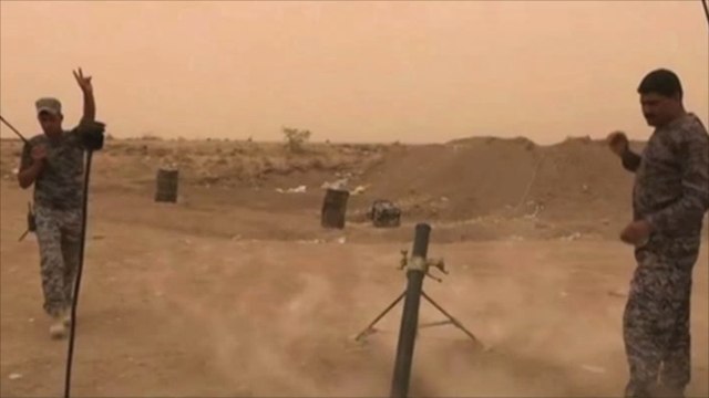 القوات العراقية تمهد لاقتحام الرمادي