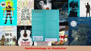 Read  Epidemiology in Medicine Ebook Free