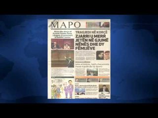 SHTYPI I DITES ME TITUJT KRYESORE TE FAQEVE TE PARA TE GAZETAVE E PREMTE 24 KORRIK 2015 LAJM