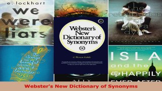 Read  Websters New Dictionary of Synonyms EBooks Online