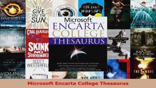 Download  Microsoft Encarta College Thesaurus EBooks Online