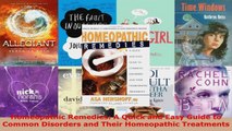 Download  Homeopathic Remedies A Quick and Easy Guide to Common Disorders and Their Homeopathic Ebook Free