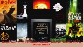 Download  Repertory of the Homoeopathic Materia Medica and a Word Index PDF Online