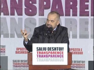 OPOZITA NIS PROTESTAT QELLIMI TRANSPARENCA KORRUPSIONI DHE VARFERIA LAJM