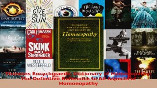 Download  Thorsons Encyclopaedic Dictionary of Homoeopathy The Definitive Reference to All Aspects EBooks Online
