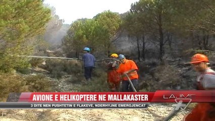 Avionë e helikopterë për shuarjen e flakëve - News, Lajme - Vizion Plus