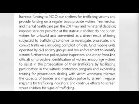 RAPORTI I “DASH”,“SHQIPERIA VENDBURIM PER TRAFIKUN E QENIEVE NJEREZORE” LAJM