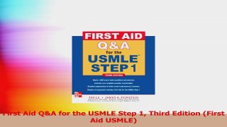 First Aid QA for the USMLE Step 1 Third Edition First Aid USMLE Read Online