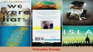 Read  Everyday Energy Ebook Free