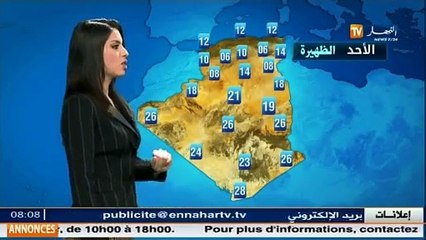 الأحوال الجوية ليوم 01 فيفري 2015