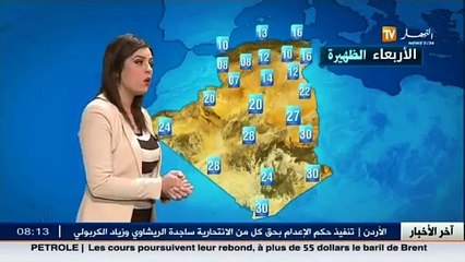 الأحوال الجوية ليوم 04 فيفري 2015