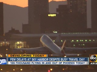 Busiest days to fly? Not so busy at Sky Harbor