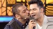 OMG! Salman Khan KISSES Varun Dhawan In Bigg Boss 9