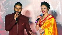 Ranveer Singh FLIRTS With Amruta Khanvilkar @ Malhari Song Launch