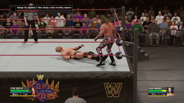 Stone Cold Steve Austin vs. Shawn Michaels: WWE 2K16 2K Showcase walkthrough - Part 5