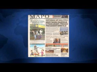 SHTYPI I DITES ME TITUJT KRYESORE TE FAQEVE TE PARA TE GAZETAVE E ENJTE 30 KORRIK 2015 LAJM