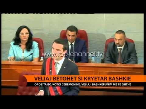 Veliaj betohet si kryetar Bashkie - Top Channel Albania - News - Lajme